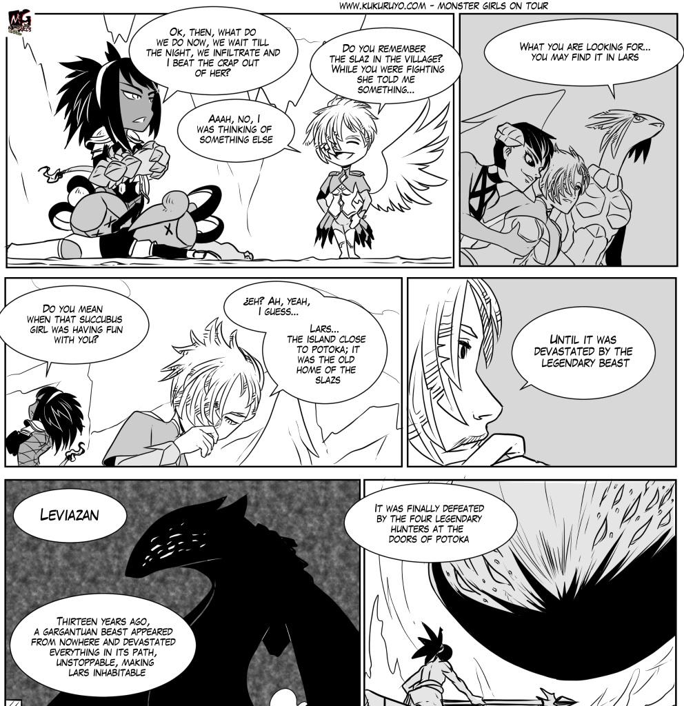 Monster girls on tour - Episode 58, Page 1: Page 058